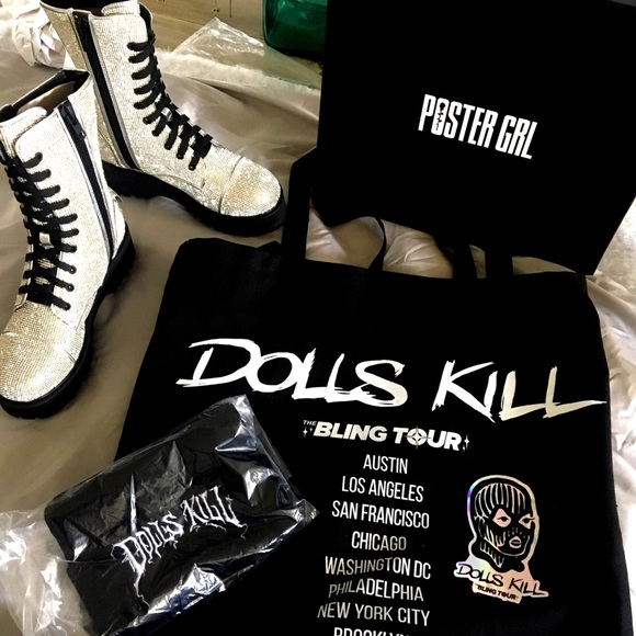 Dolls Kill Billionaire Bling Boot - Picture 2 of 7